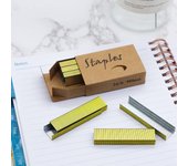 1000Pcs Staples per Pack 6 Colors 26/6 Standard Staples 1/4 Inch 26/6 Colored Staples Metal Stapler Refills Desktop Staplers