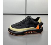 Zapatos de placa base gruesa y baja cálidos de terciopelo de otoño e invierno para hombre