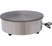 Stainless Steel 2800W Electric Griddle Crepe Maker Cooktop Nonstick Hot Plate