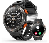 Reloj inteligente con GPS y pantalla AMOLED para hombre, resistente al agua hasta 30 metros, presión del aire, brújula y altitud