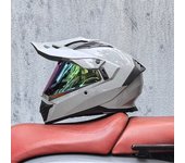 Casco moto integral hombre juvenil aire libre trail rally Equipo Protector