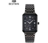 Reloj cuadrado minimalista reloj hombre calendario reloj de cuarzo