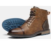 Botas de cuero para hombres de gran tamaño botas individuales botas cortas de herramientas de hermoso tamaño de moda