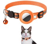 GPS Pet Tracker with Bell and Reflective Collar Easily Locate Dogs or Cats Prevents Your Beloved Pets From Getting Lost