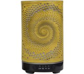 100ml electric humidifier essential oil aromatherapy diffuser golden paint rotating dot graphic office bedroom 7-color lamp