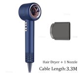 Super 220v secador de pelo, secador de pelo sin hojas, cuidado personal del cabello, herramienta de iones negativos, secadores de pelo eléctricos anión constante