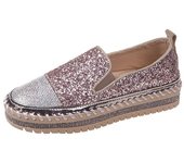 Women's fashionable flat shoes, shoeless shoes