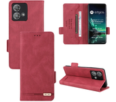 For Motorola g54 G73 g84 Edge 40 Neo 5G carcasa antideslizante billetera chaqueta solapa magnética teléfono móvil
