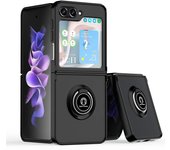 For Samsung Galaxy Z Flip 6 5 4 3 Carcasa De Soporte De Anillo De Tapa Protectora Mate A Prueba De Golpes Capa