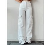 2025 New European Style Amazon Versatile Casual Pants Mid Waist 3D Pocket Spicy Girl Slimming Cargo Pants Long Leg/Nine Point/Se