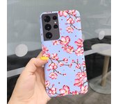 For Samsung S21 Ultra 5G Case Galaxy S21 Ultra With NFC Fashion Soft Liquid Silicone Phone Shell Samsung Galaxy S21 SM-G998B