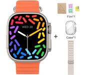 2025 New DT Ultra2 Smartwatch Bluetooth Call Compass ECG Detection Brightness Adjustment Sport Mode AMOLED Screen Compatible with Android IOS 4G Smartwatch