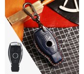 Leather Key Case Cover Car Accessories Fob Protector for Mercedes Benz E300L GLC300 c260l A200L Keychain Holde