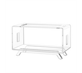 Transparent Acrylic Speaker Stand Portable Desktop Display Stand Protective Case for Marshall EMBERTON II Speaker (A)