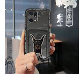 Cute Silicone Phone Case For OPPO Find X5 Pro Cover Card sleeve Graffiti Fashion Design Waterproof Card bag Durable TPU