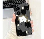 For Honor X5 Plus HonorX5 Phone Case Soft Matte Silicone Capa Huawei Honor X5Plus Funda Goothic Style Cartoon Flower Back Cover