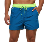 Pantalones cortos de baño de verano para hombre, bañadores, trajes de baño de secado rápido, tabla de Surf en la playa, pantalones de baño con cintura elástica, pantalones cortos de Surf con malla