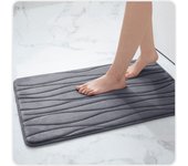 Memory Foam Bath Mat Anti-slip Shower Carpet Soft Foot Pad Decoration Floor Protector Absorbent Quick Dry Bathroom Rug