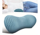 Lumbar support viscoelastic pillow, relaxing back and neck, 1 unit