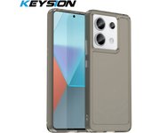 KEYSION Transparent Shockproof Case for Redmi Note 13 Pro+ 5G 13 4G TPU Silicone Phone Cover for Xiaomi POCO X6 Pro 5G M6 Pro 4G
