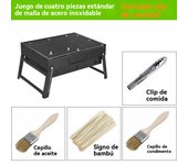 Barbacoa carbon portatil familiares party plegable al aire libre Camping