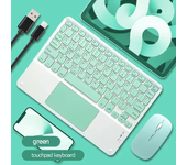 Rechargeable Touchpad Keyboard 10 inch Wireless Portable Keypads for iPad Tablet Phone PC Magnet Bluetooth Keyboard with Mouse