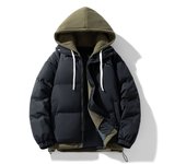 Chaquetas de plumas para hombres y mujeres, abrigos de invierno, abrigos resistentes al frío, al viento y cálidos, chaquetas acolchadas de algodón