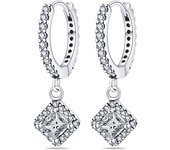 Legal Silver Earrings Women's fashionable Elegant Cubic Zirconia Jewelry ,Mother's Day gift