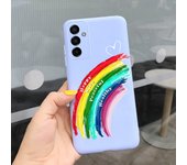 For Samsung Galaxy M23 5G M 23 Case Shockproof Fundas For Samsung M23 Coque For Girl Rainbow Silicone Back Cover Bumper Capa