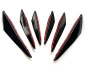 Car Front Bumper Lip Decoration Diffuser for Renault Megane 2 3 Duster Logan Clio 4 3 Laguna 2 Sandero Scenic 2 Captur