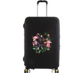Flamingo Printed Design Travel Trolley Case Cover Protector Washable Suitcase Cover Luggage Storage Covers for Luggage Cover