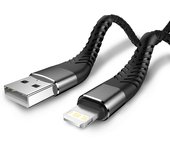 USB Cable For iPhone 14 13 12 Pro Max X XS XR 8 7 Plus iPad Fast Charging Charger Aluminum iP Cable For iPhone Data Cord 1m 2m 3m