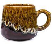 Taza de café al horno taza de agua potable para el hogar taza de pareja de cerámica grande mediana y antigua taza de café con leche para orejas colgantes de alto valor