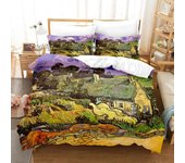 Van Gogh Bedding Set Single Twin Full Queen King Size Bed Set Aldult Kid Bedroom Duvetcover Sets 3D retro classic bed sheet set