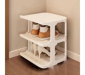 Removable Vertical Shoe Rack Stackable Saving Space Layered Shoe Cabinets 2-8 Layers Anti-drop Standing Shoe Shelf Doorway