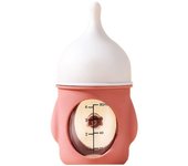 20/80ML Kitten Nipple Bottle Anti Choking Silicone Kitten Feeding Bottle Bite Resistance with Scale Puppy Milk Feeder