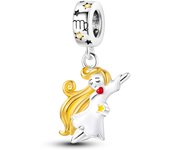 VYZW-Colgante de plata 925 para mujer, 12 signos del zodiaco, dijes de constelación, compatible con Pulsera Original, collar, joyería, regalos de cumpleaños