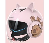 Cascos de moto mujer aire libre coche electrico seguro Equipo Protector hombre