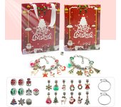 Calendario Adviento 2024,Caja ciega pulsera infantil 24 rejillas,Christmas Calendario Adviento Regalo para Niños y Niñas