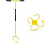 Manual Twist Tiller, Efficient Tiller for Gardening, Efficient Soil Cultivation, Garden Bed Tiller, Premium Handheld Garden Tool