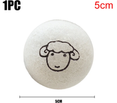Reusable Wool Dryer Balls Softener Laundry Home Washing 3/5/7cm Fleece Dryer Balls Kit Useful Washing Machine Accessories