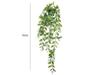 Plastic Material Persian Fern Leaves Vine Design Leaf Grass Texture Hanging Vine Succulent Shape Hanging Style Decorative Vine