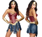Wonder Woman Cosplay Party Costume Set Fancy Dress Outfit Set Women Gifts