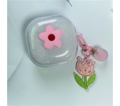 Case For Samsung Galaxy Buds FE Buds Pro Buds2 Protective Earphone Cover For Samsuing Galaxy Buds Live With Spring Bracelet