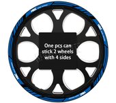 Reflective Wheel Sticker Rim Strips Tape Hub Decal Accessories For Honda HRC CBR650R cbr 600 rr CBR 600 F4 f4i  CBR1000RR 250rVehicle Wraps