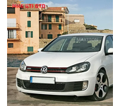 For Volkswagen Golf 6 MK6 MPI TSI TDI GTI GTD R R20 Front Bumper Lip Spoiler Splitter Diffuser Canards Bodykits 2009-2013 Tuning