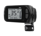 24V/36V/48V/60V S886 Ebike LCD Display Panel Thumb Throttle 5PIN 6PIN for Electric Bicycles E-Scooter(5PIN)