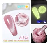 Parkson 10ml Night Glow Cat Eye Nail Gel Polish Shining Meteor Magnetic Cat Eye Gel Polish Glitter Lacquer Semi Permanent UV Gel