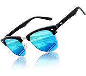 Gafas de sol polarizadas retro medio marco clásico para Hombre y Mujer MJ56