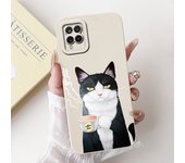 Case For Samsung Galaxy A22 A22S M22 F22 Candy Soft Liquid Silicone Back Cover For Samsung A22 5G A22S 5G Funda Rabbit Cat Panda